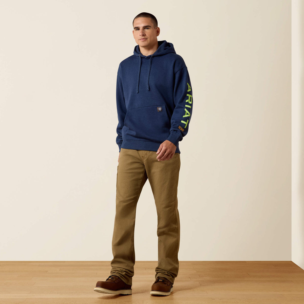 Rebar Workman Graphic Hoodie Ariat Men|Work