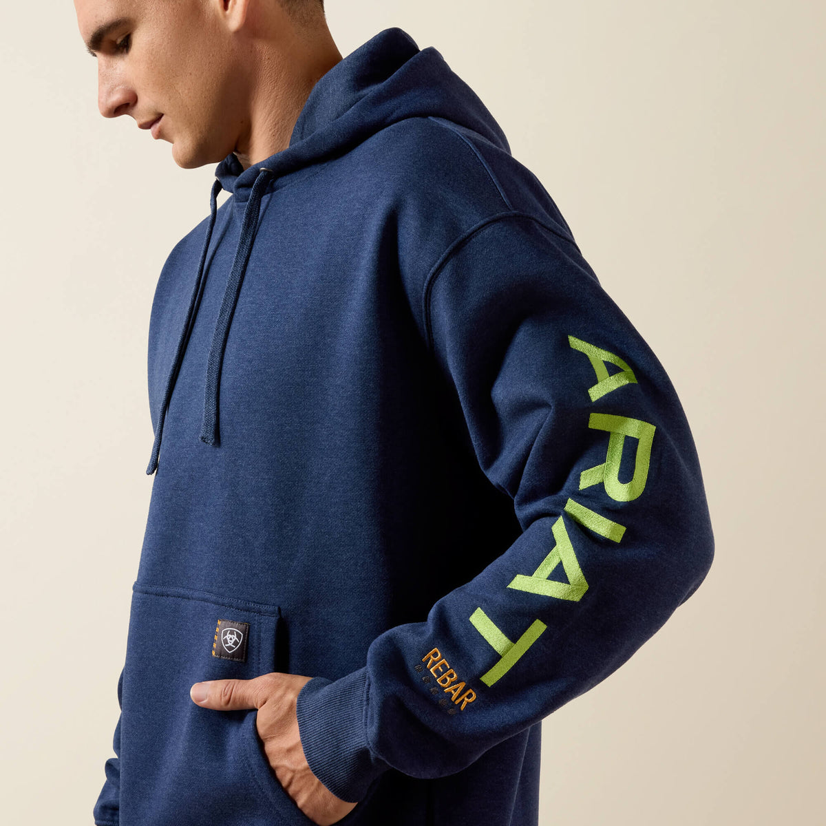 Rebar Workman Graphic Hoodie Ariat Men|Work