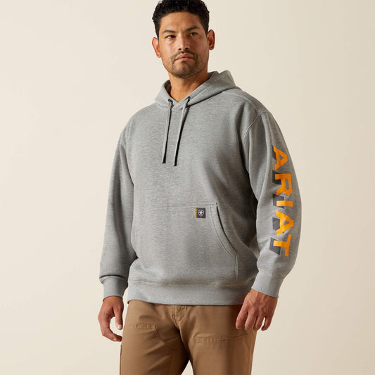 Rebar Lightweight Logo Hoodie Ariat Men|Work