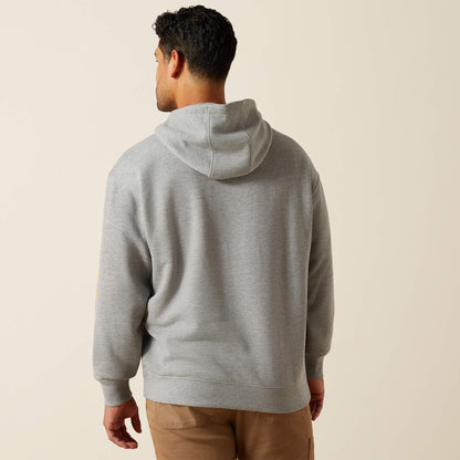 Rebar Lightweight Logo Hoodie Ariat Men|Work