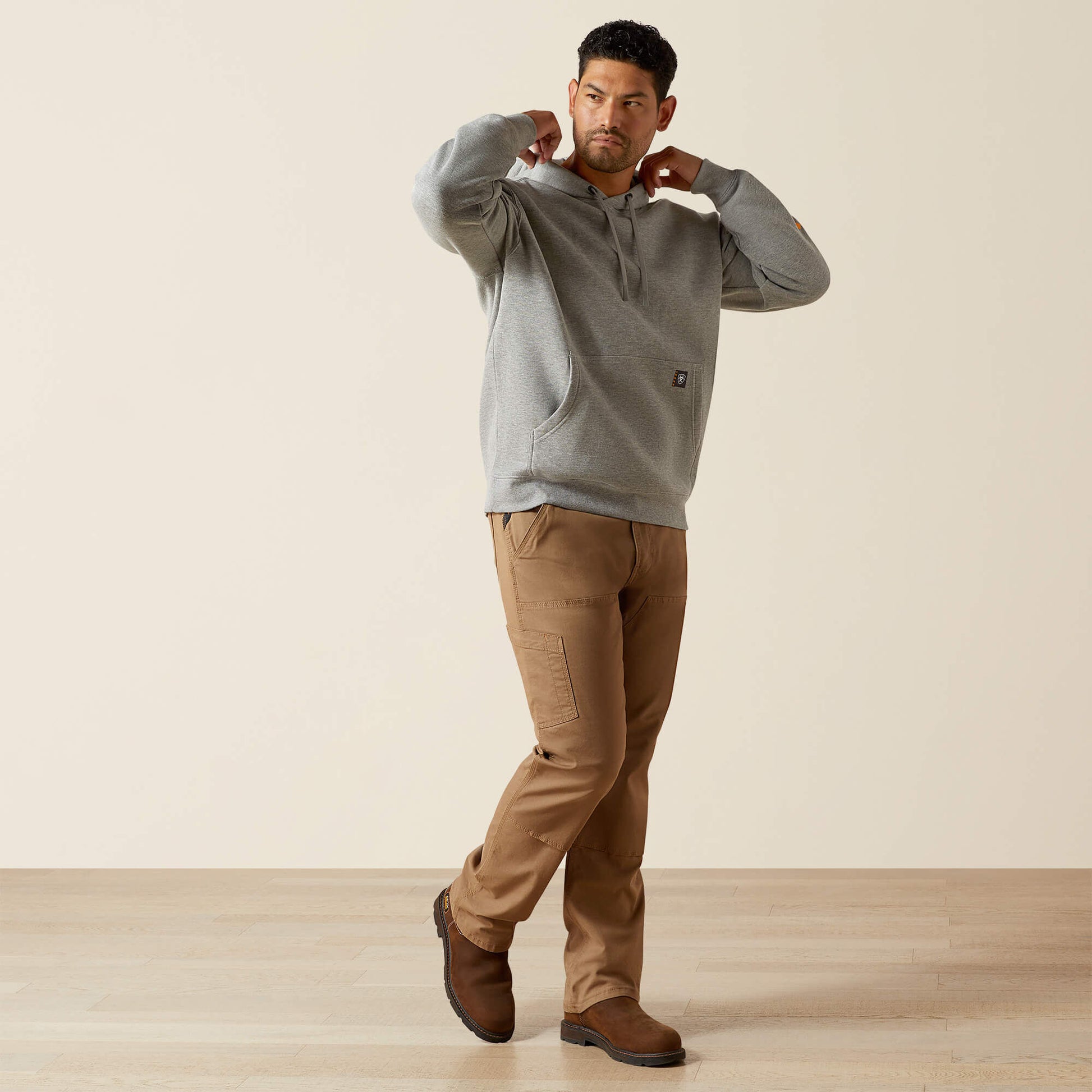 Rebar Lightweight Logo Hoodie Ariat Men|Work