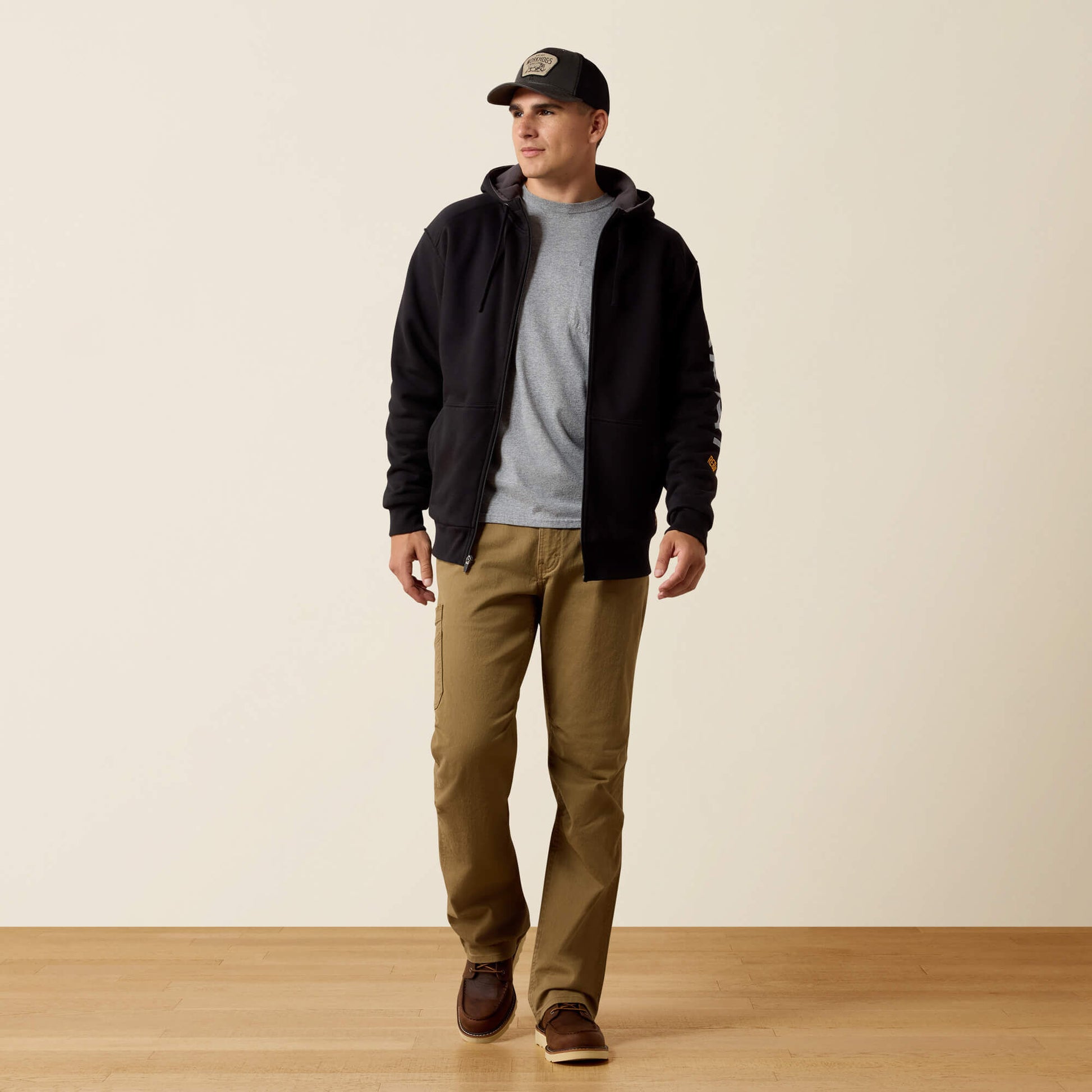Rebar All-Weather Full Zip Hoodie Ariat Men|Work