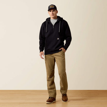 Rebar Workman 1/4 Zip Hoodie Ariat Men|Work