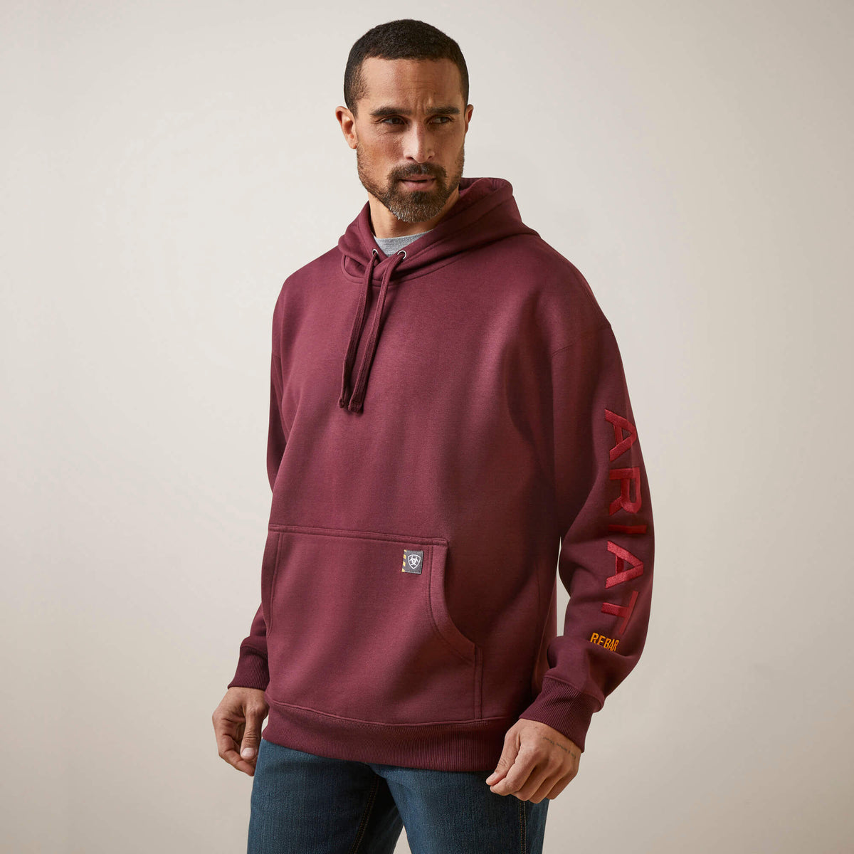 Rebar Workman Graphic Hoodie Ariat Men|Work
