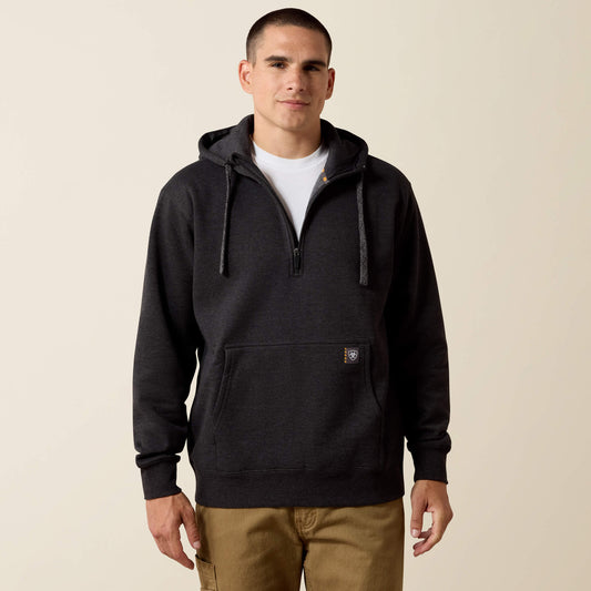 Rebar Workman 1/4 Zip Hoodie Ariat Men|Work