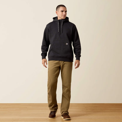 Rebar Workman 1/4 Zip Hoodie Ariat Men|Work