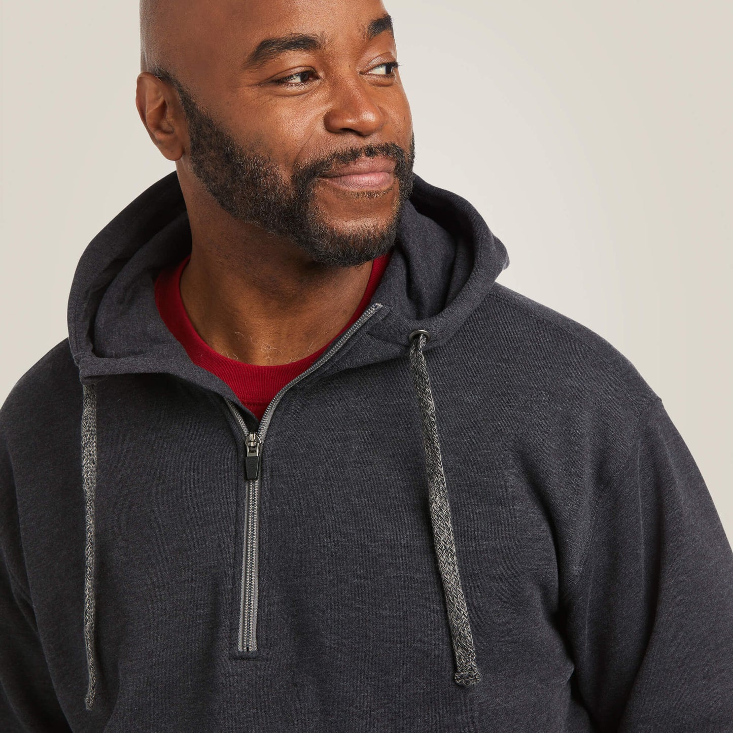Rebar Workman 1/4 Zip Hoodie Ariat Men|Work