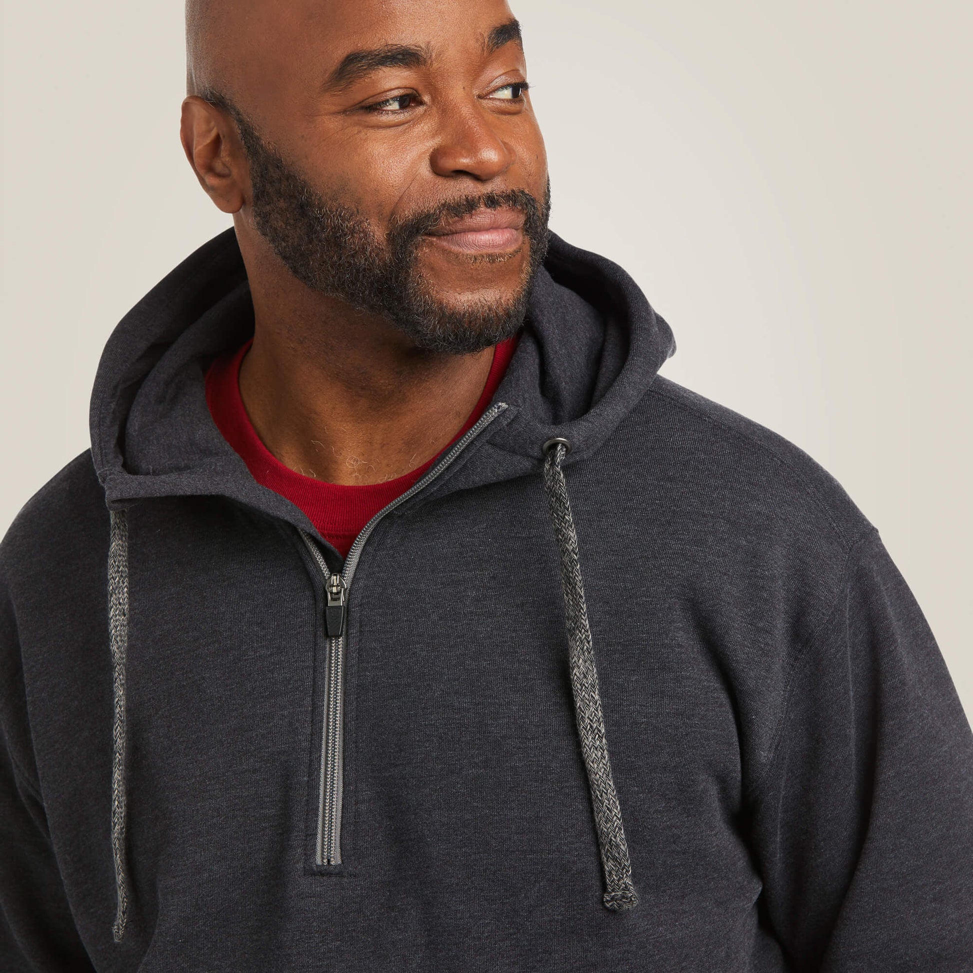 Rebar Workman 1/4 Zip Hoodie Ariat Men|Work