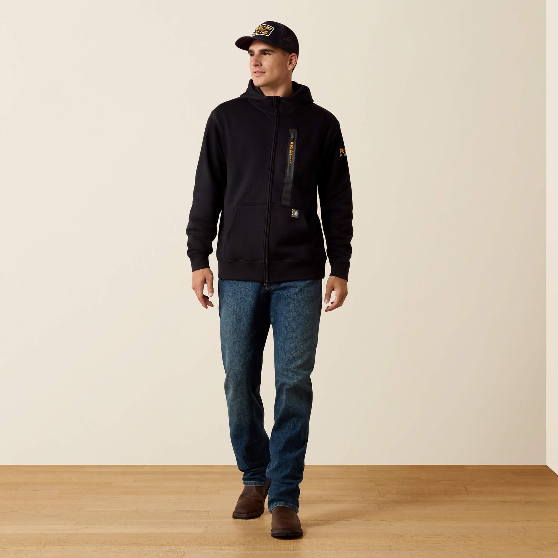 Rebar Workman Full Zip Hoodie Ariat Men|Work
