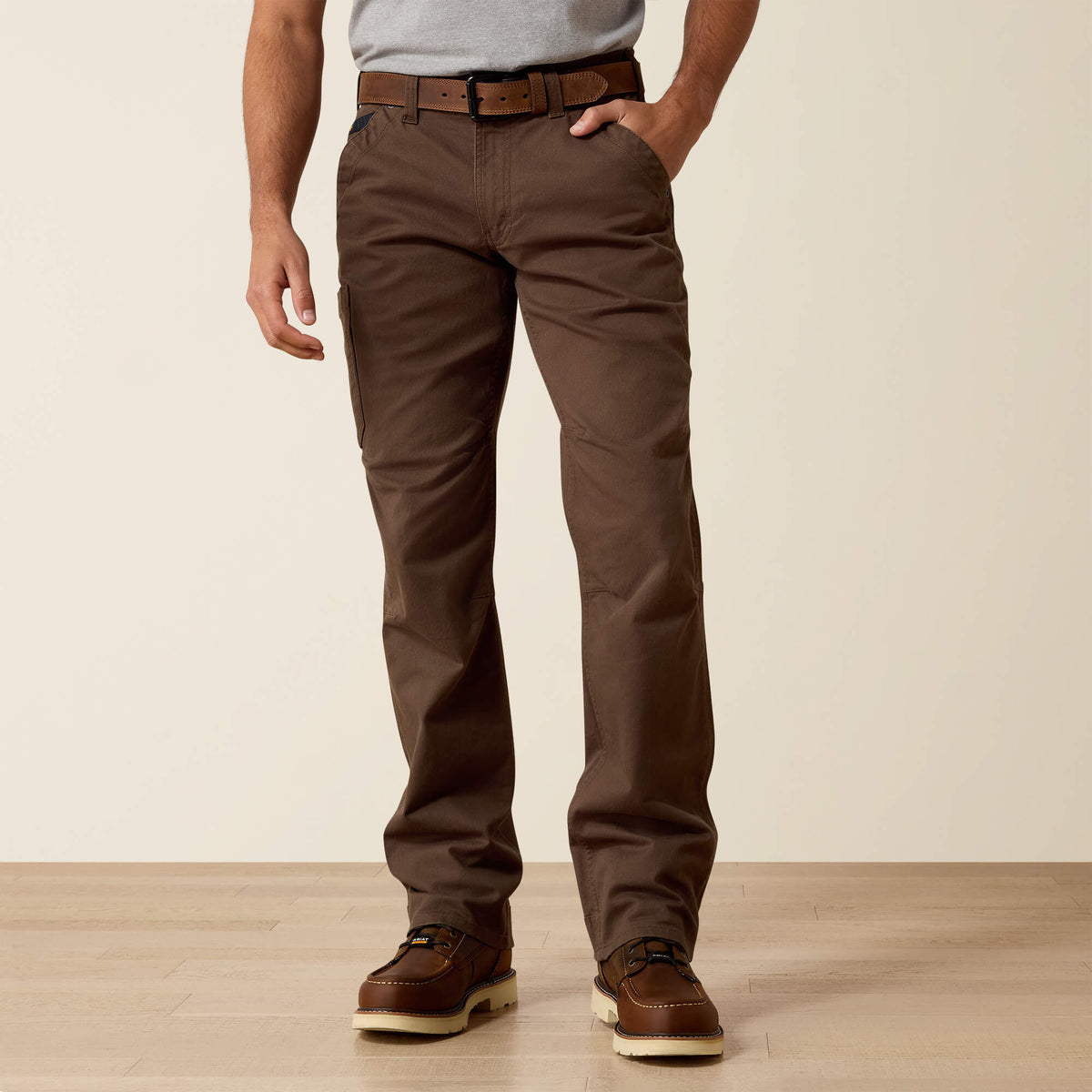 Rebar M5 Straight DuraStretch Washed Twill Dungaree Straight Leg Pant Ariat Men|Work