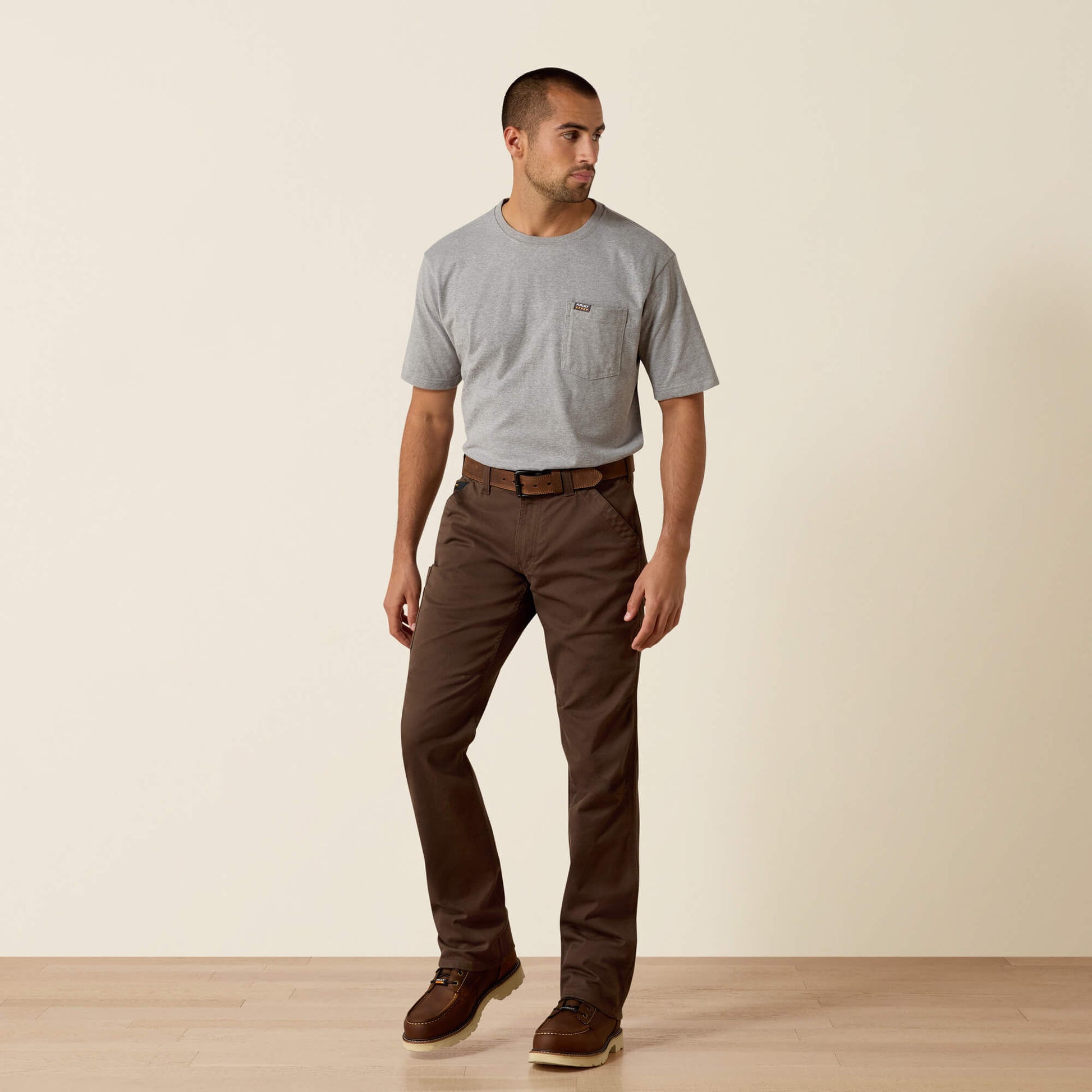 Rebar M5 Straight DuraStretch Washed Twill Dungaree Straight Leg Pant Ariat Men|Work