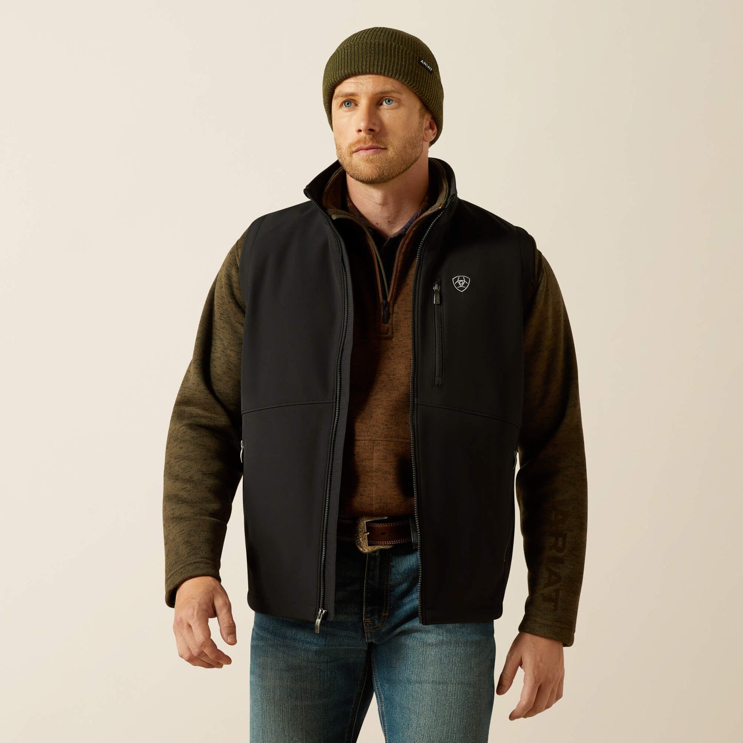 Logo Softshell Vest Ariat Men