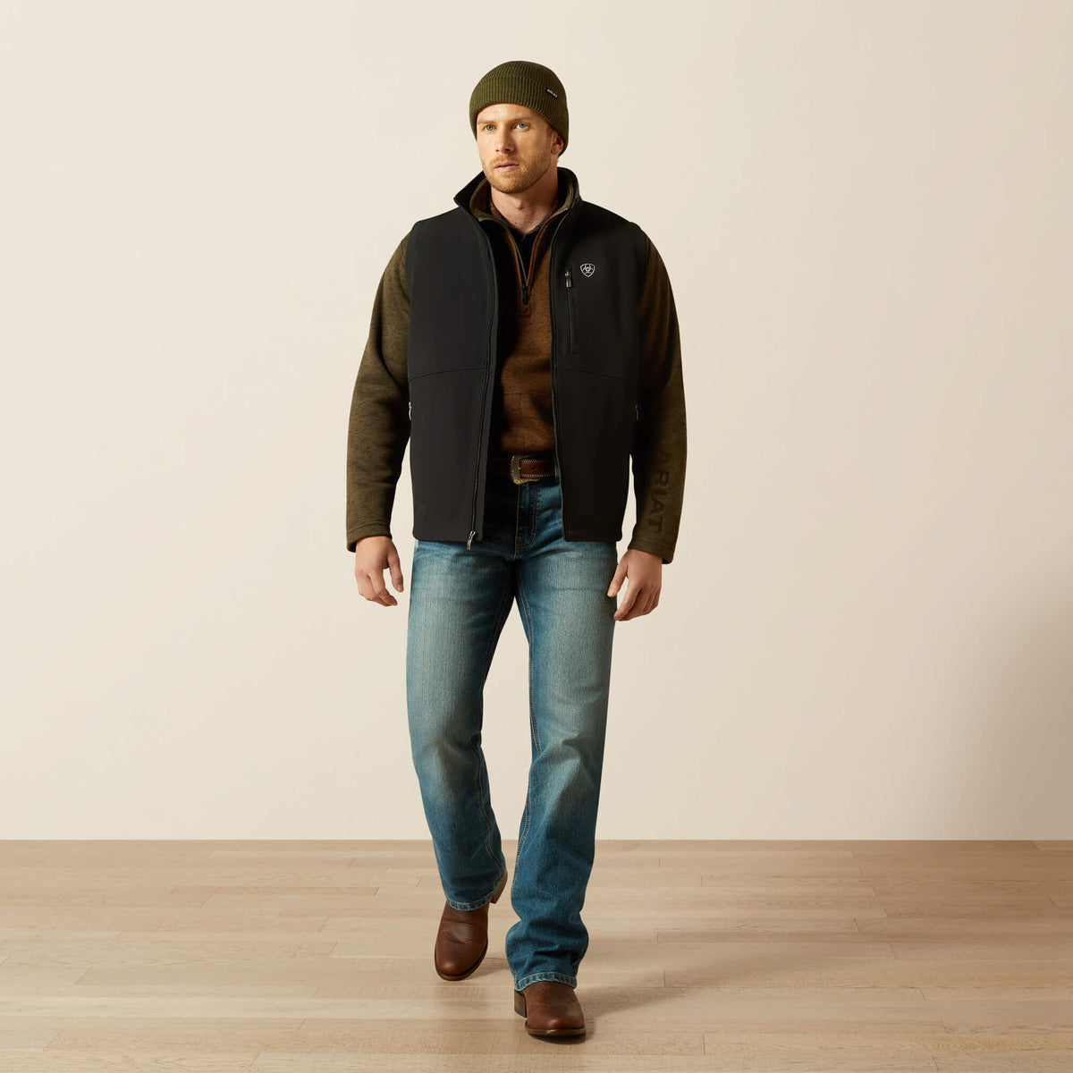 Logo Softshell Vest Ariat Men