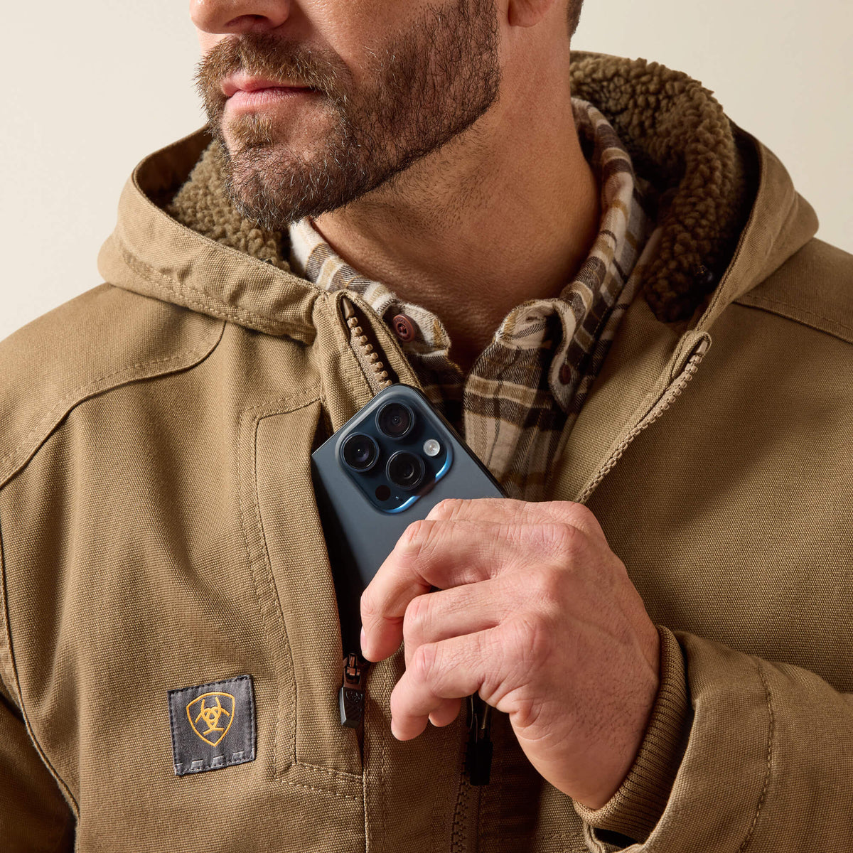 Rebar DuraCanvas Jacket Ariat Men|Work