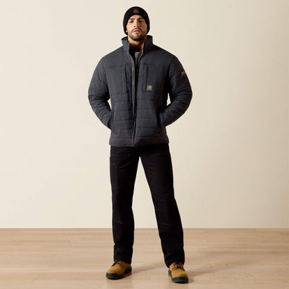 Rebar Valiant Stretch Canvas Water Resistant Insulated Jacket Ariat Men|Work