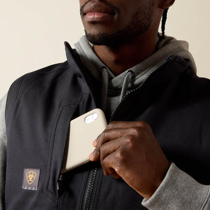Rebar DuraCanvas Vest Ariat Men|Work