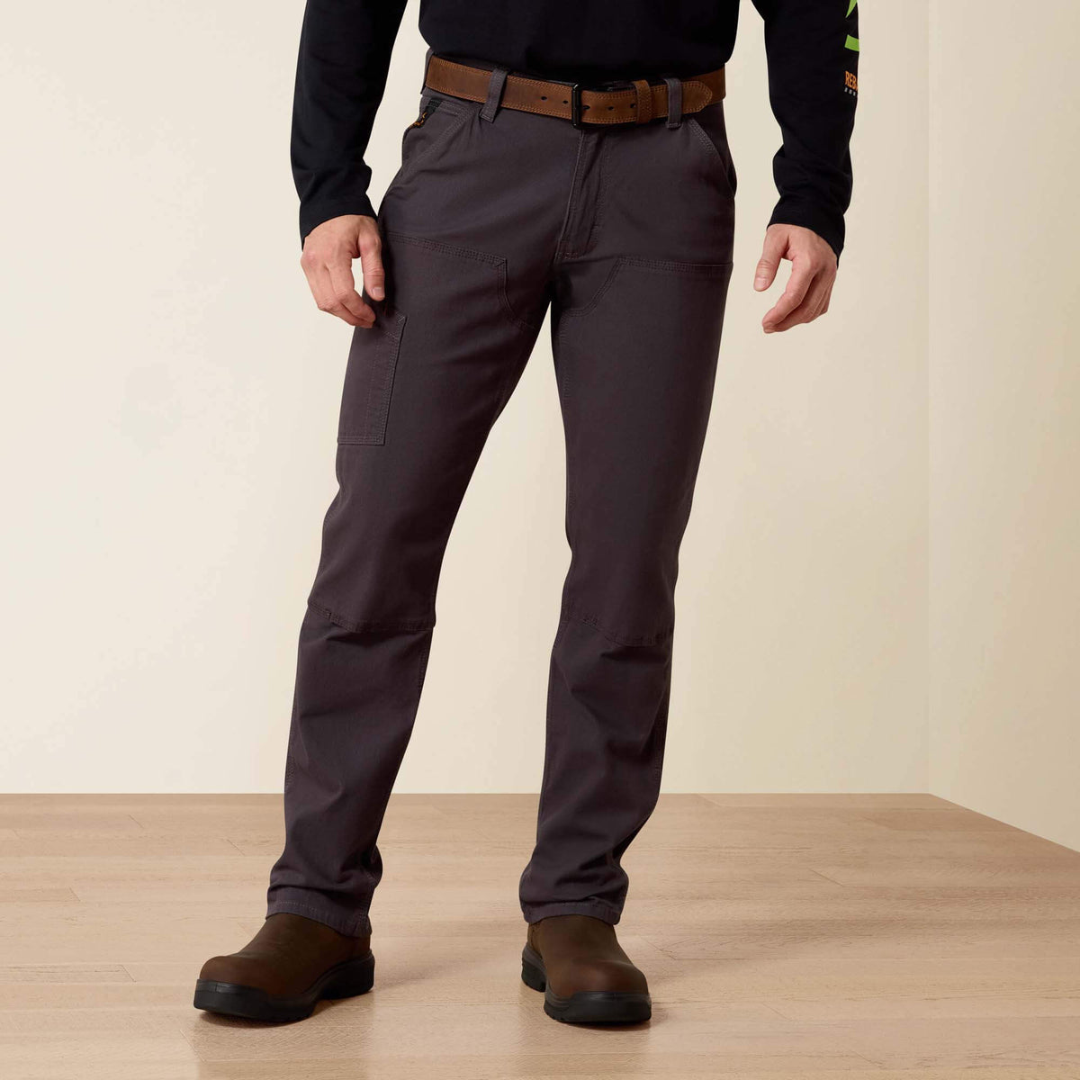 Rebar M4 Relaxed DuraStretch Made Tough Double Front Straight Pant Ariat Men|Work