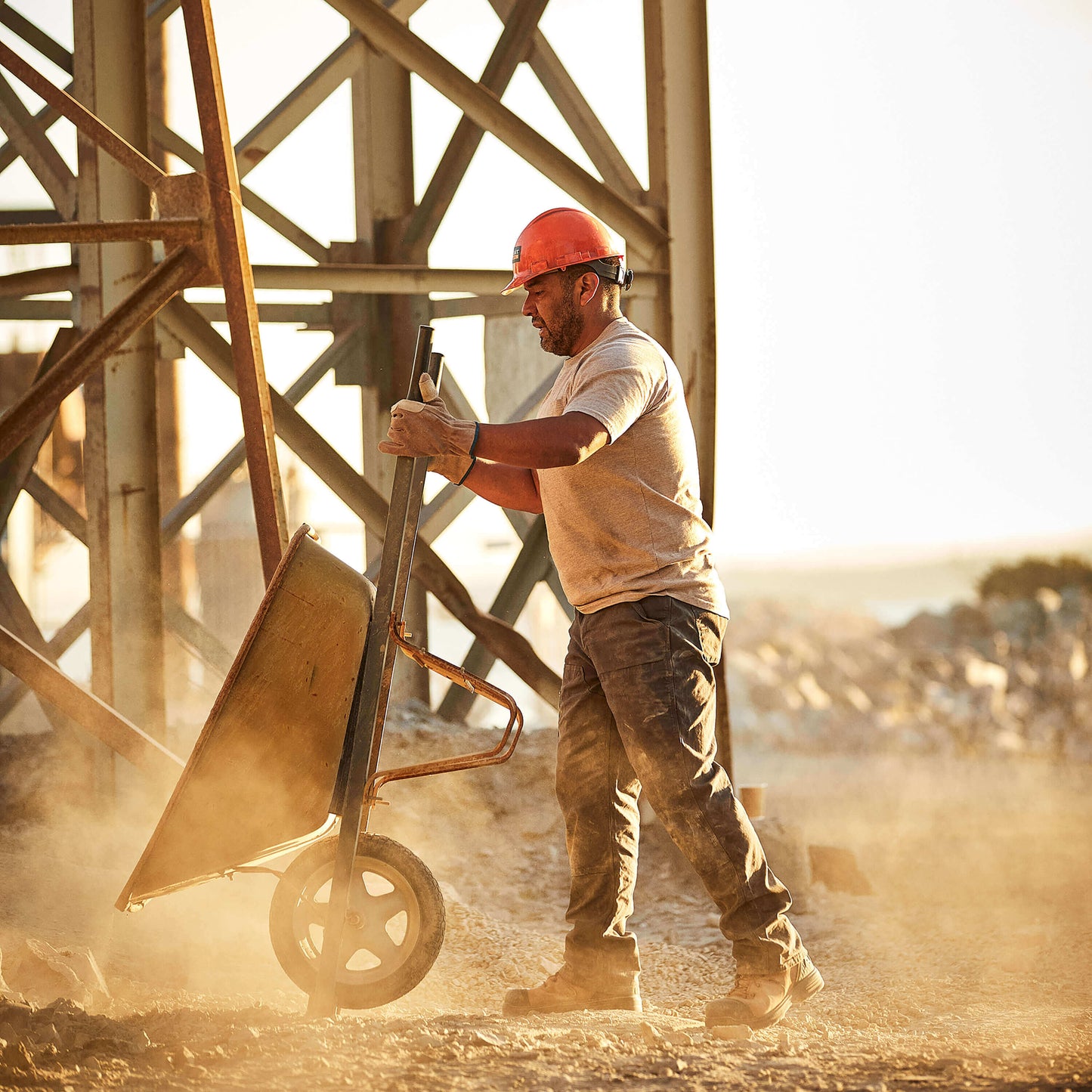 Rebar M4 Relaxed DuraStretch Made Tough Double Front Straight Pant Ariat Men|Work