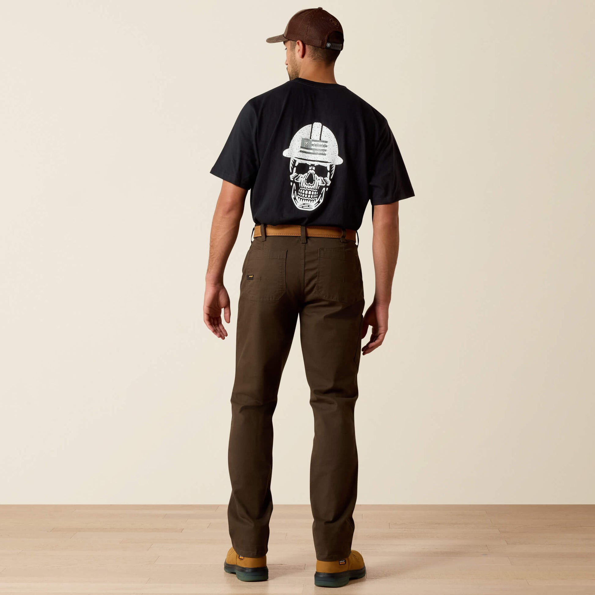 Rebar M4 Relaxed DuraStretch Made Tough Double Front Straight Pant Ariat Men|Work