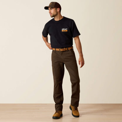 Rebar M4 Relaxed DuraStretch Made Tough Double Front Straight Pant Ariat Men|Work