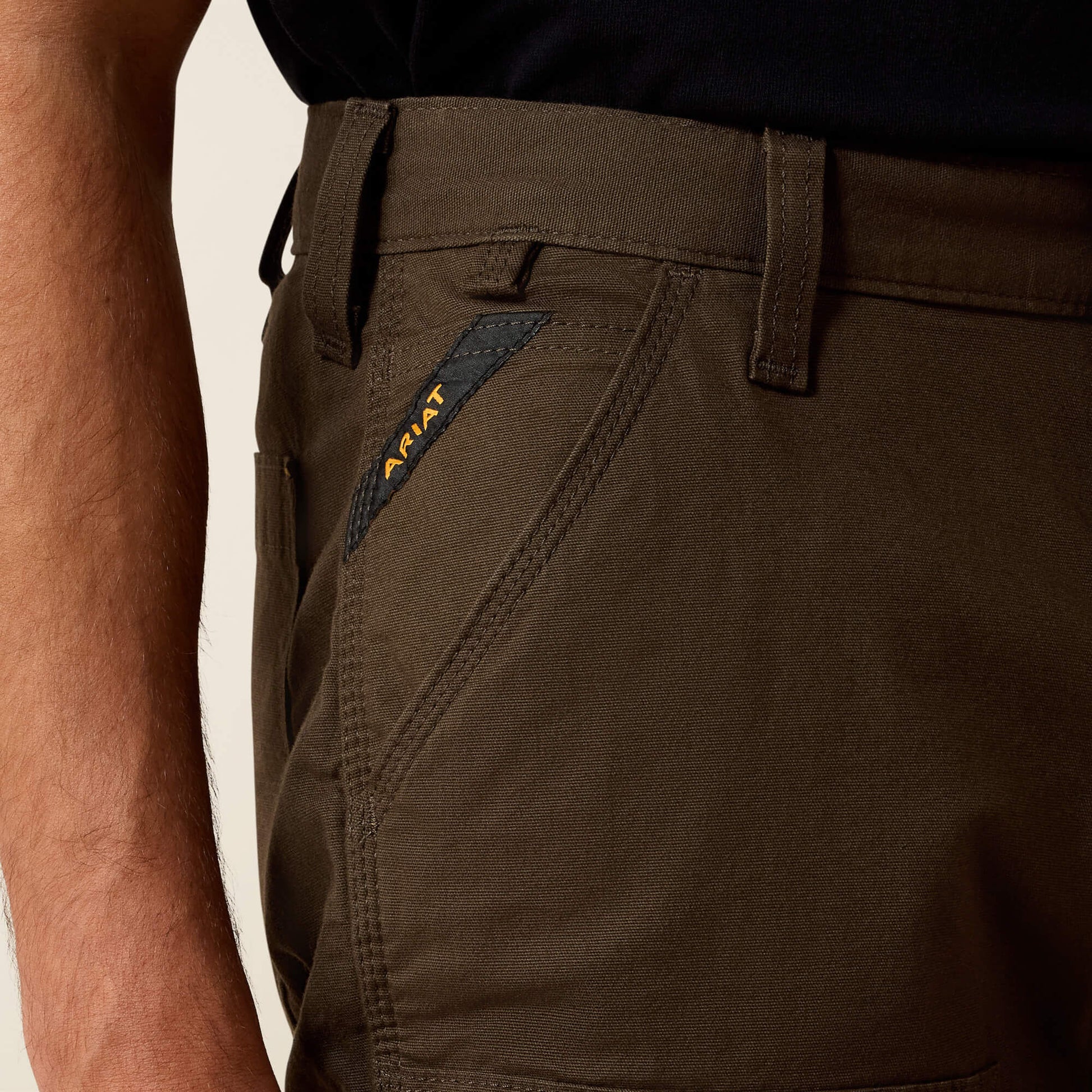 Rebar M4 Relaxed DuraStretch Made Tough Double Front Straight Pant Ariat Men|Work