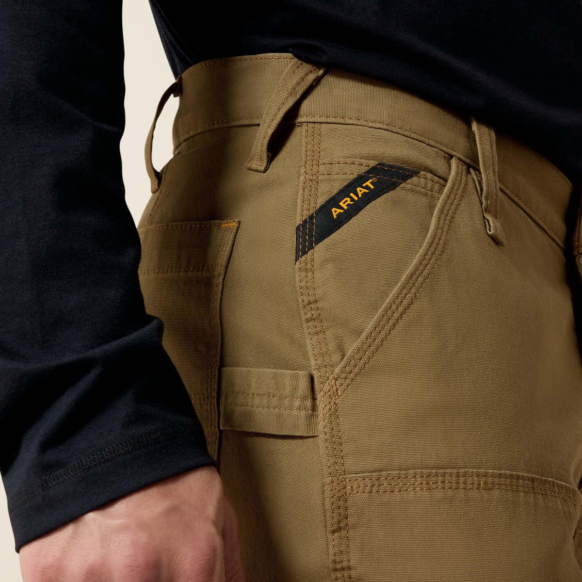 Rebar M4 Relaxed DuraStretch Made Tough Double Front Straight Pant Ariat Men|Work