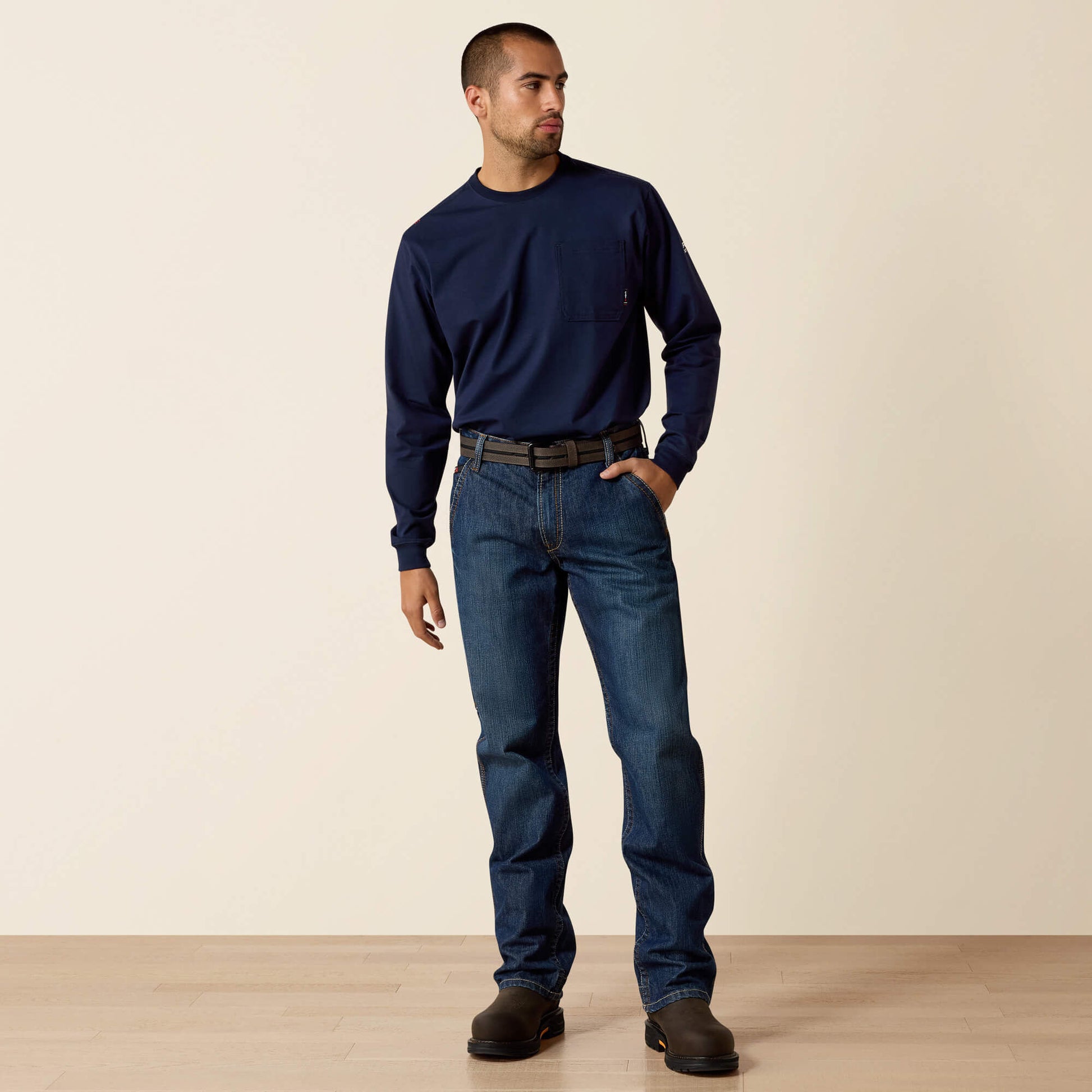 FR M4 Relaxed Workhorse Boot Cut Jean Ariat Men|Work
