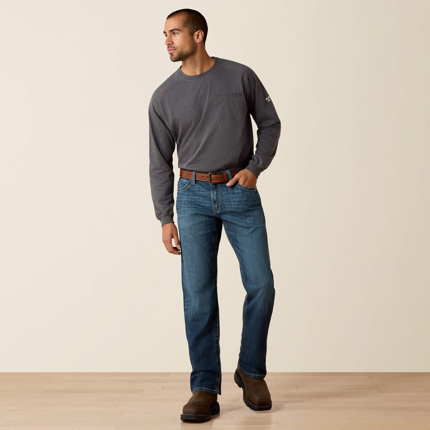 FR M4 Relaxed Stretch DuraLight Boundary Boot Cut Jean Ariat Men|Work
