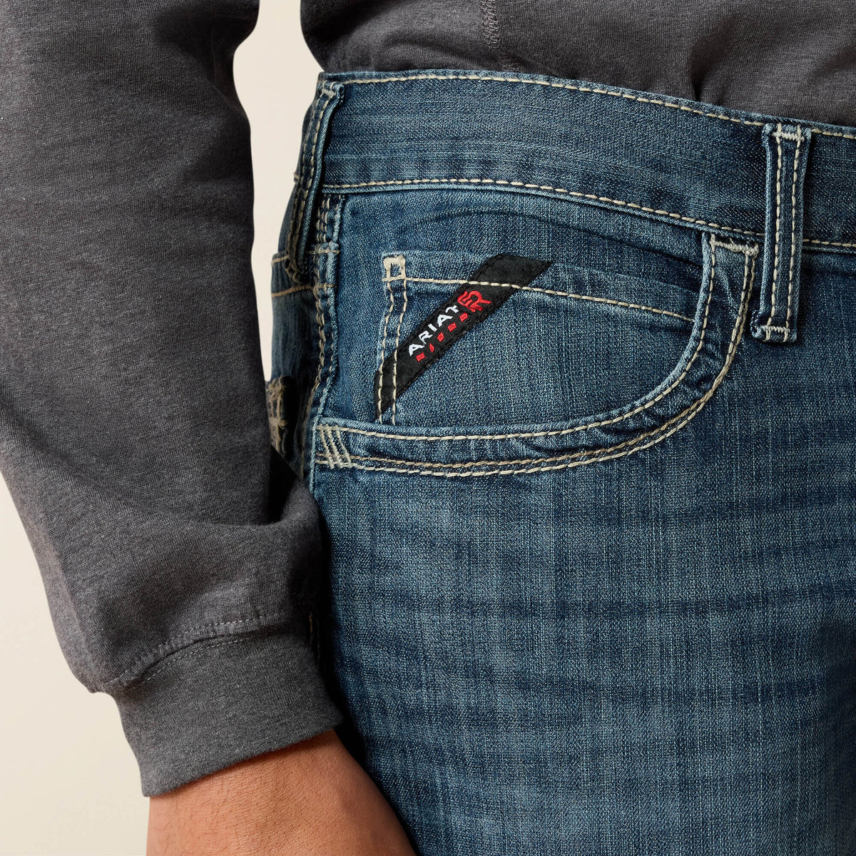 FR M4 Relaxed Stretch DuraLight Boundary Boot Cut Jean Ariat Men|Work