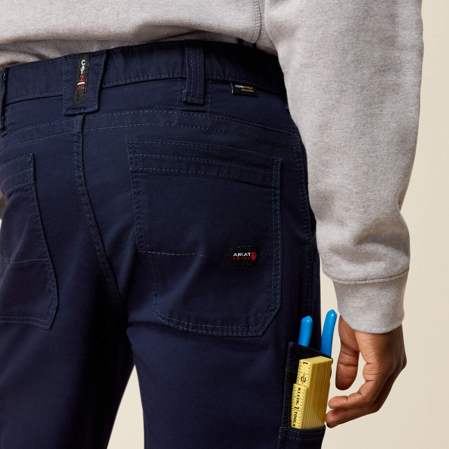 FR M5 Straight DuraStretch DuraLight Cordura Canvas Straight Pant Ariat Men|Work