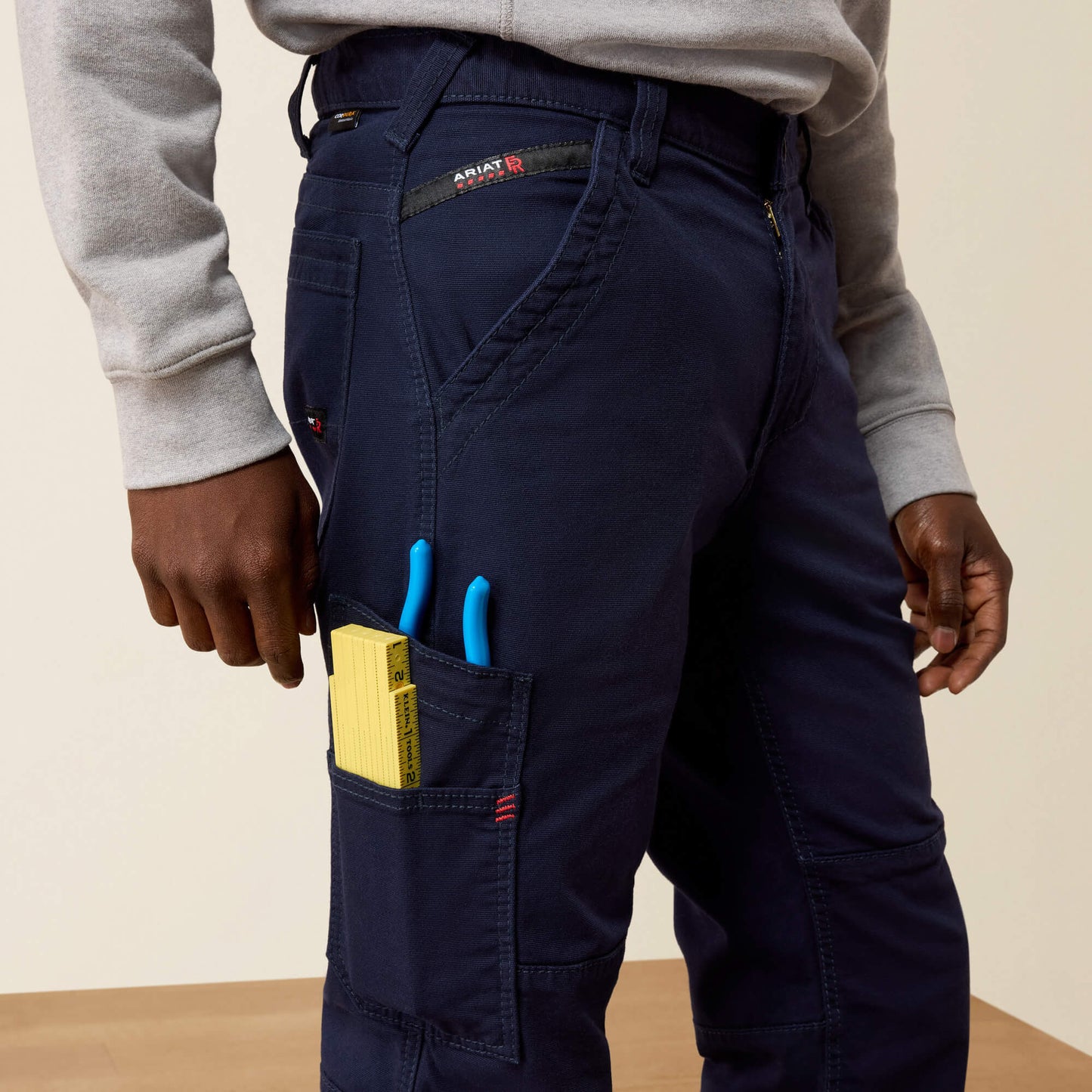FR M5 Straight DuraStretch DuraLight Cordura Canvas Straight Pant Ariat Men|Work