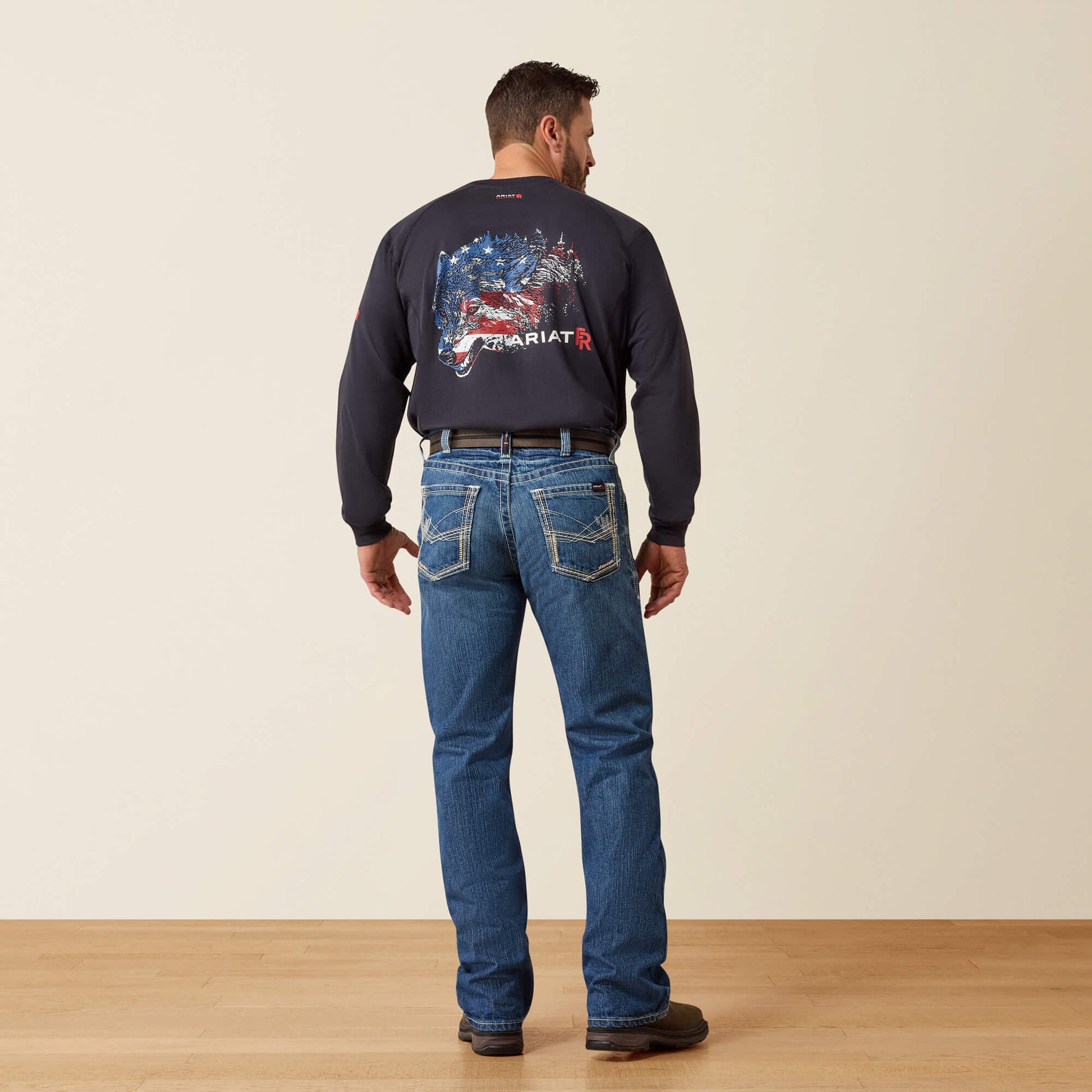 FR M4 Relaxed Ridgeline Boot Cut Jean Ariat Men|Work