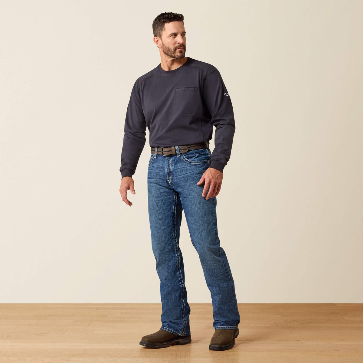 FR M4 Relaxed Ridgeline Boot Cut Jean Ariat Men|Work