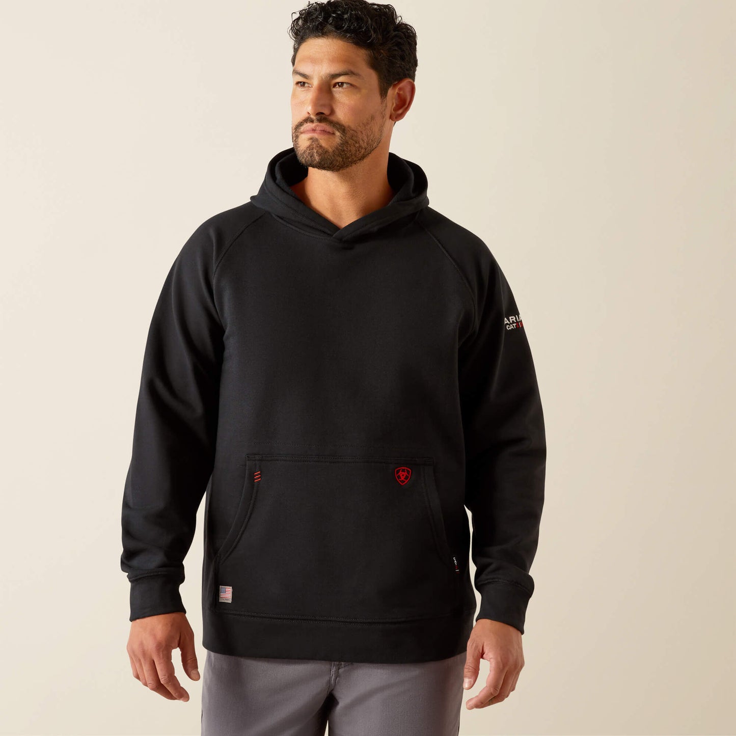 FR DuraStretch Work Hard Live Free Hoodie Ariat Men|Work