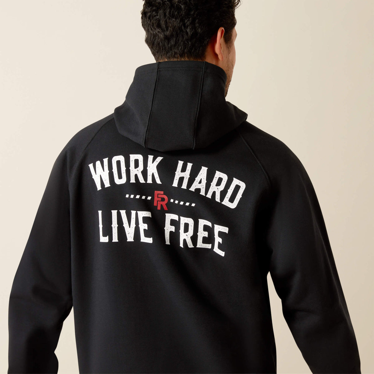 FR DuraStretch Work Hard Live Free Hoodie Ariat Men|Work