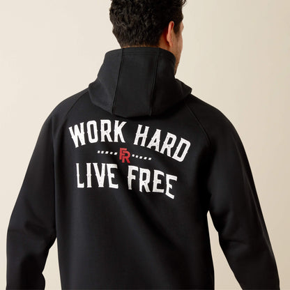 FR DuraStretch Work Hard Live Free Hoodie Ariat Men|Work