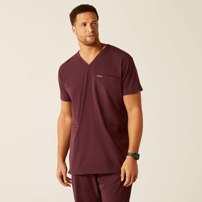 Derham 6 Pocket Scrub Top Ariat Men