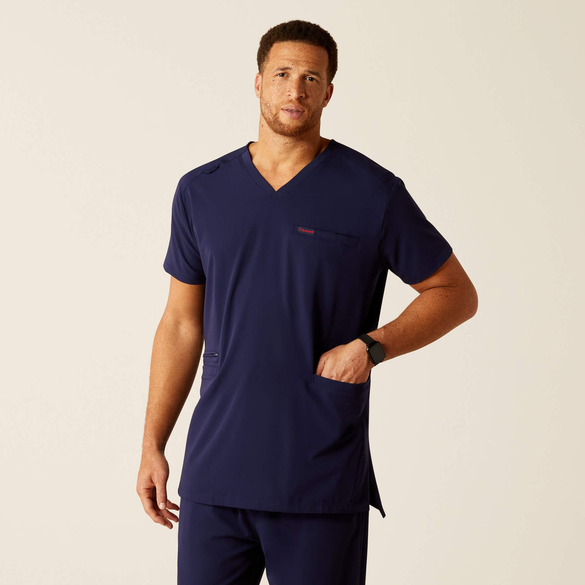 Derham 6 Pocket Scrub Top Ariat Men