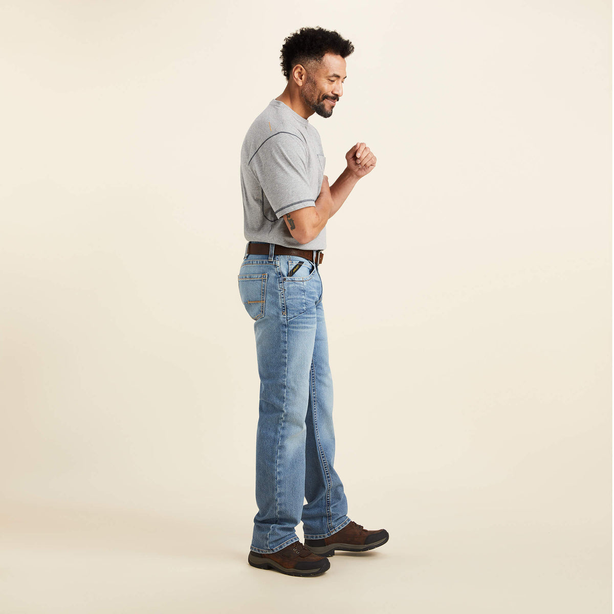Rebar M5 Straight DuraStretch Edge Straight Leg Jean Ariat Men|Work