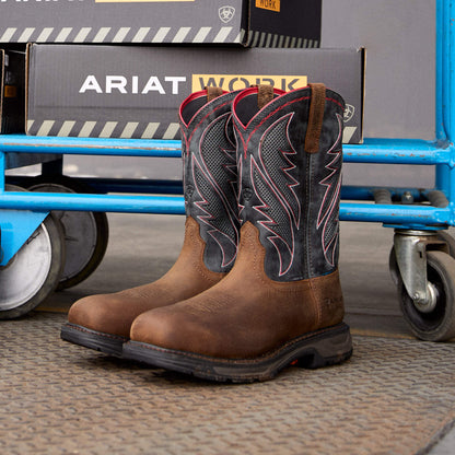 WorkHog XT VentTEK Waterproof Carbon Toe Work Boot Ariat Men|Work