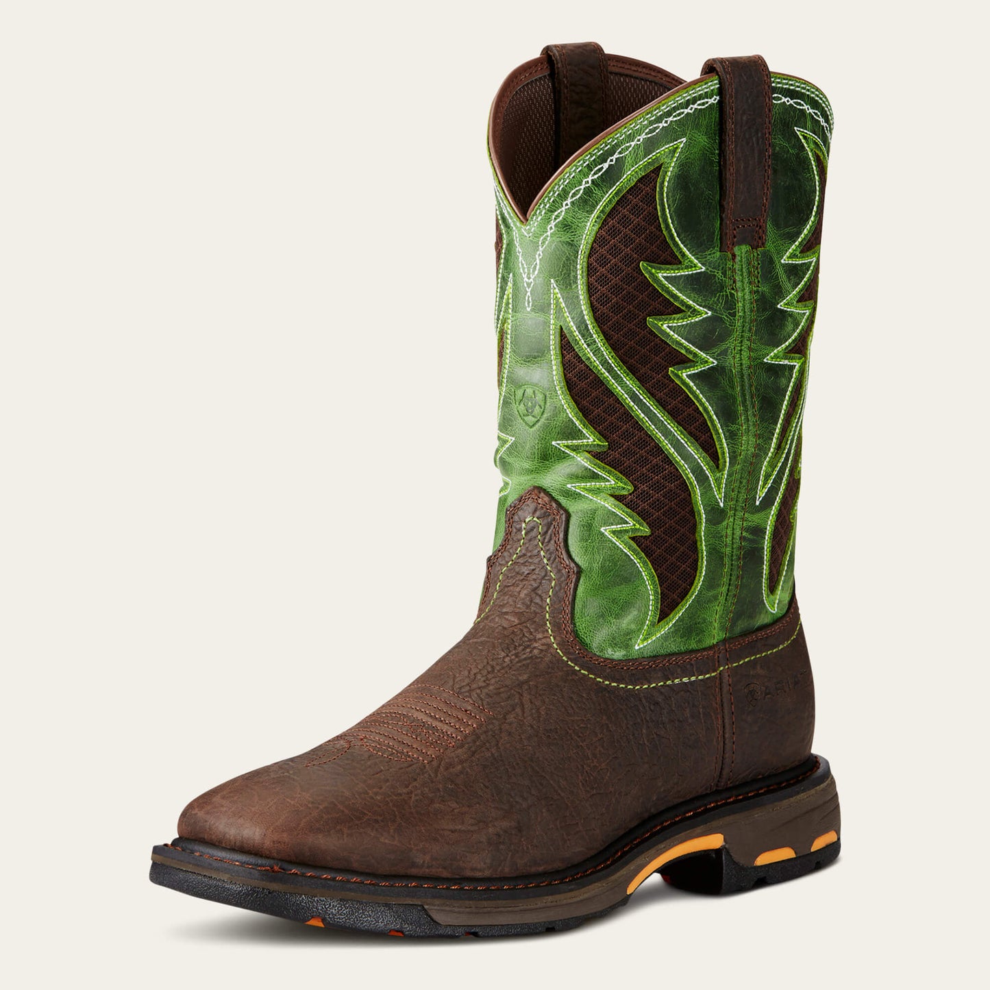 WorkHog Wide Square Toe VentTEK Work Boot Ariat Men|Work