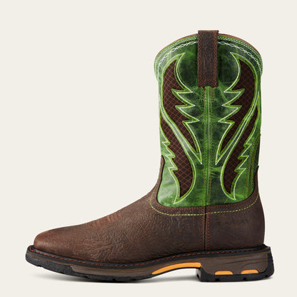 WorkHog Wide Square Toe VentTEK Work Boot Ariat Men|Work