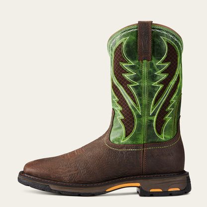 WorkHog Wide Square Toe VentTEK Composite Toe Work Boot Ariat Men|Work
