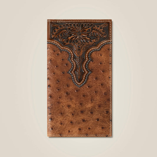 Ostrich Rodeo Wallet Ariat Men|Accessories