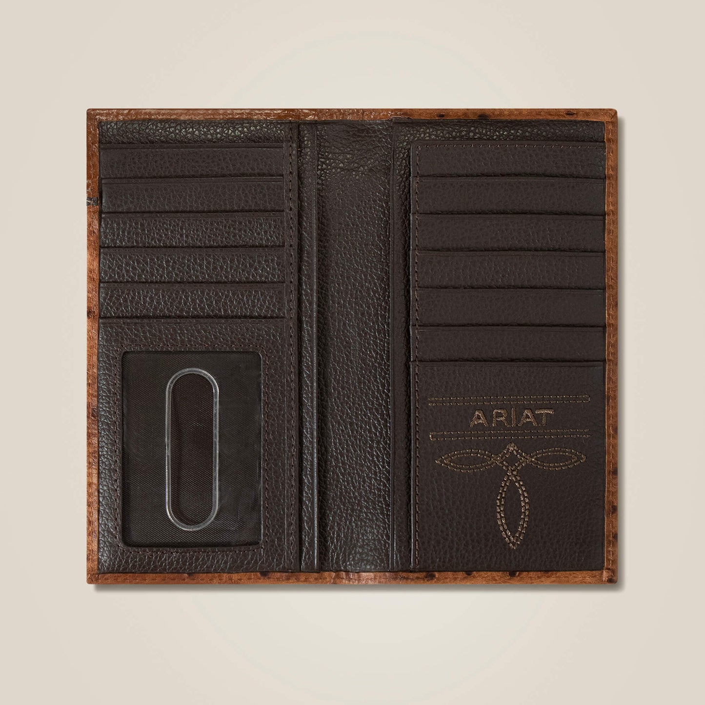 Ostrich Rodeo Wallet Ariat Men|Accessories