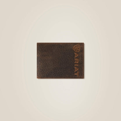 Large Logo Bifold Wallet Ariat Men|Accessories