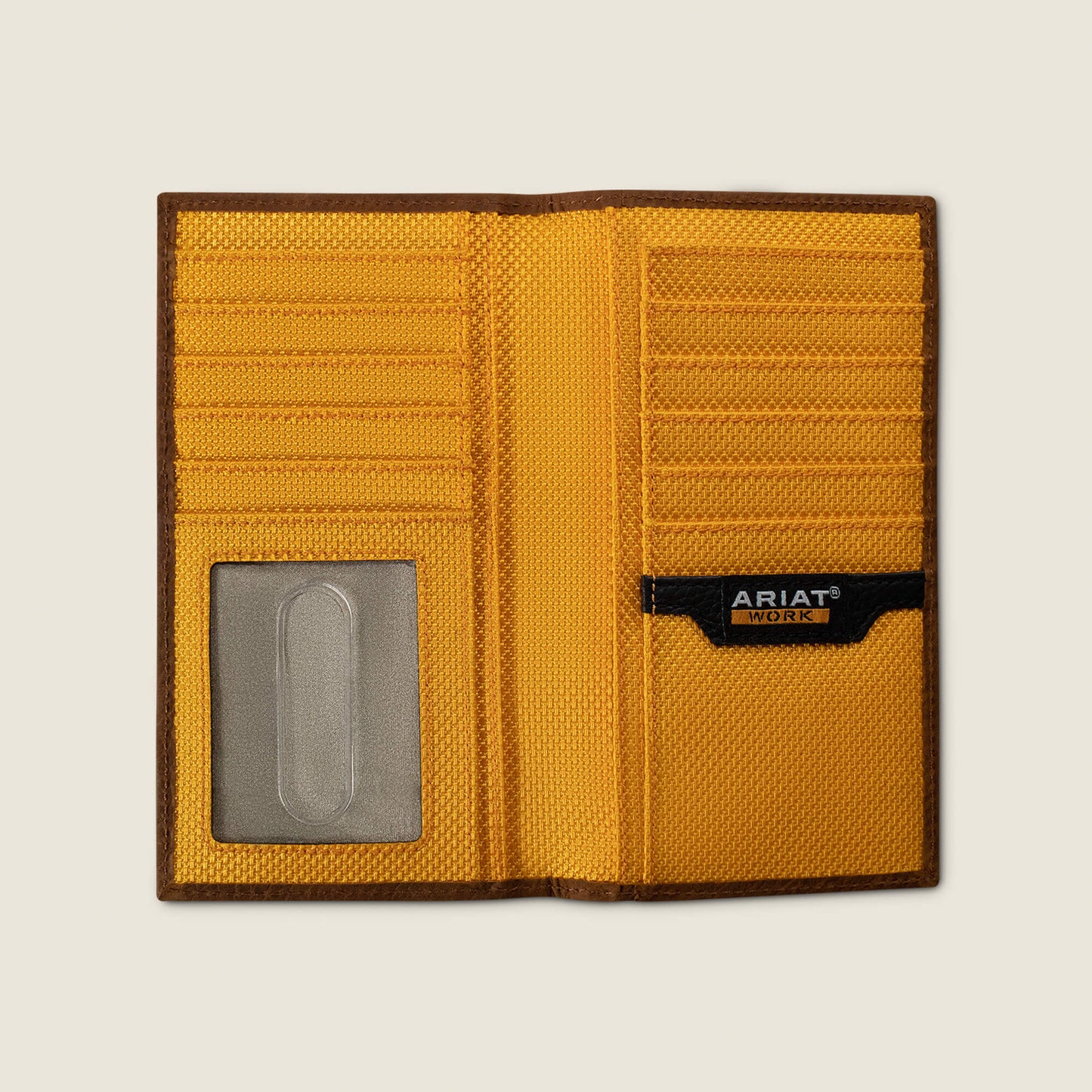 Thick Stitch Checkbook Wallet Ariat Men|Accessories