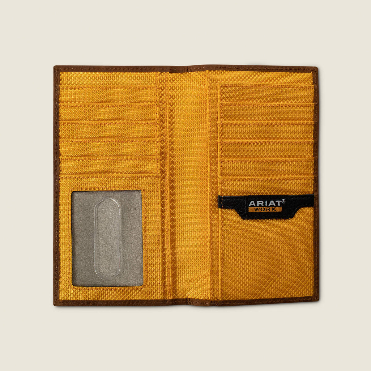 Thick Stitch Checkbook Wallet Ariat Men|Accessories