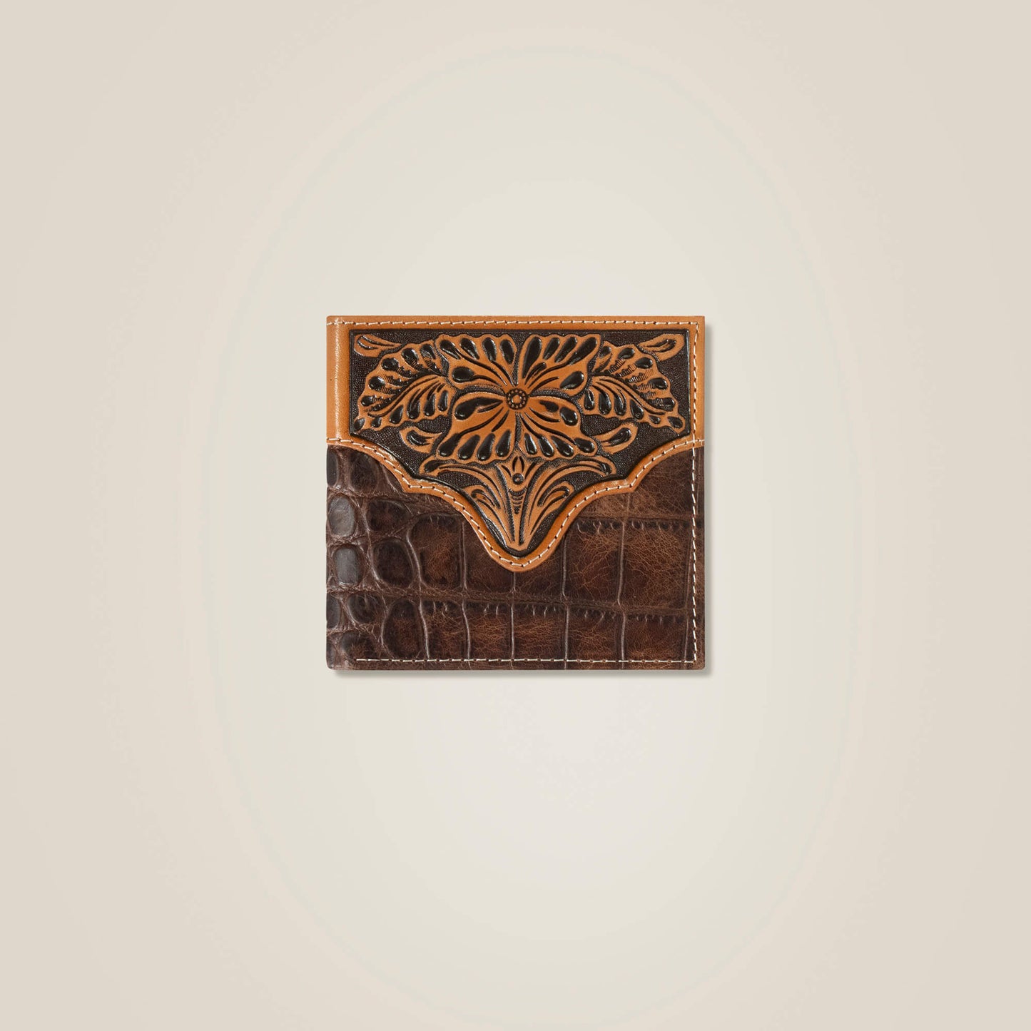 Alligator Bifold Wallet Ariat Men|Accessories