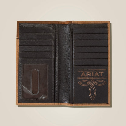 Tooled Leather Rodeo Wallet Ariat Men|Accessories